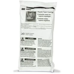 3M 6001 Organic Vapor Cartridges For Reusable Respirators 1-Pair