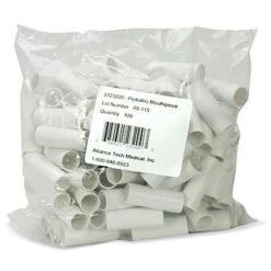 Disposable Pediatric Mouthpieces For Mini-Wright & AirZone PFMs - 100 Count