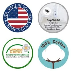 All-Cotton Allergy Mattress Covers -Home Furnishings Store 7252416a m va dv white 400 1