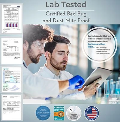 All-Cotton Allergy Feather Bed Cover 5 All-Cotton Allergy Feather Bed Cover - Image 5