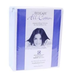 All-Cotton Allergy Feather Bed Cover 9 All-Cotton Allergy Feather Bed Cover -Home Furnishings Store 7252416c m va dv white 400fx