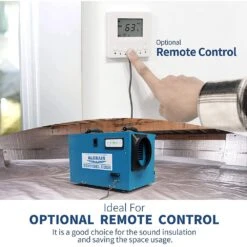 AlorAir Sentinel HD55 113 Pint Dehumidifier With Drain Hose For Basements And Crawl Spaces, Blue -Home Furnishings Store 7 1 4