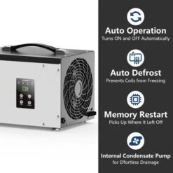 AlorAir Sentinel HD35P Energy Star 70 Pint Dehumidifier With Pump And Hose For Basements Or Crawl Spaces 12 AlorAir Sentinel HD35P Energy Star 70 Pint Dehumidifier With Pump And Hose For Basements Or Crawl Spaces -Home Furnishings Store alorair hd35 controls2
