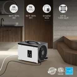 AlorAir Sentinel HD35P Energy Star 70 Pint Dehumidifier With Pump And Hose For Basements Or Crawl Spaces 15 AlorAir Sentinel HD35P Energy Star 70 Pint Dehumidifier With Pump And Hose For Basements Or Crawl Spaces -Home Furnishings Store alorair hd35p sizes