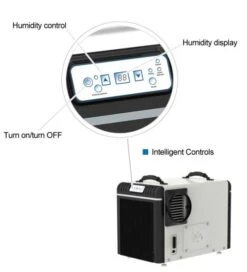 Alorair Sentinel HDi90 90 Pint Dehumidifier With Pump For Basements And Crawl Spaces 15 Alorair Sentinel HDi90 90 Pint Dehumidifier With Pump For Basements And Crawl Spaces -Home Furnishings Store alorair hdi90 controls image