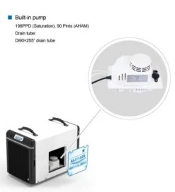 Alorair Sentinel HDi90 90 Pint Dehumidifier With Pump For Basements And Crawl Spaces 18 Alorair Sentinel HDi90 90 Pint Dehumidifier With Pump For Basements And Crawl Spaces -Home Furnishings Store alorair hdi90 pump image