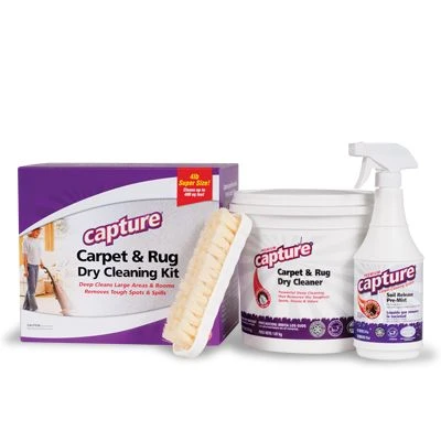 Capture Dry Carpet & Rug Cleaning Kit 4-lb Canister/24-oz Spray 1 Capture Dry Carpet & Rug Cleaning Kit 4-lb Canister/24-oz Spray