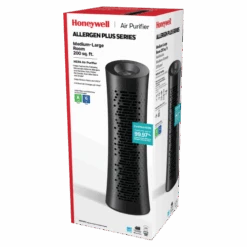 Honeywell HPA030B HEPA Tower Allergen Remover Air Purifier -Home Furnishings Store hpa030 tower box