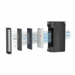 Honeywell HPA080B InSight™ HEPA Compact Tower Air Purifier 6 Honeywell HPA080B InSight™ HEPA Compact Tower Air Purifier -Home Furnishings Store hpa080b product exploded view