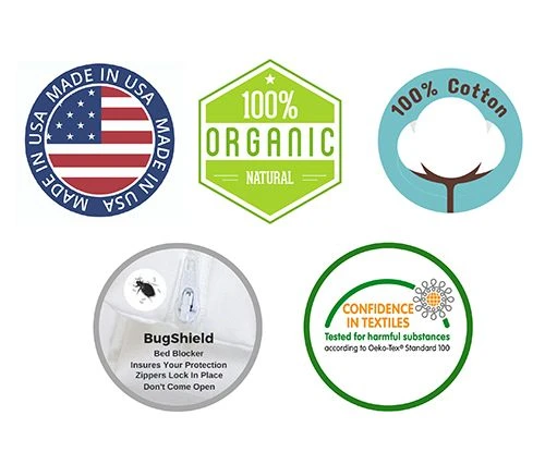 Organic All-Cotton Allergy Pillow Covers 7 Organic All-Cotton Allergy Pillow Covers - Image 7