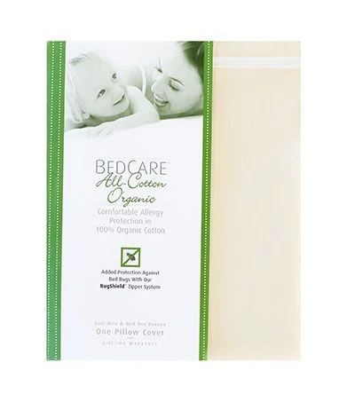 Organic All-Cotton Allergy Pillow Covers 3 Organic All-Cotton Allergy Pillow Covers - Image 3