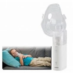 Omron MicroAIR NE-U100 Mesh Nebulizer -Home Furnishings Store omron young boy on sofa2