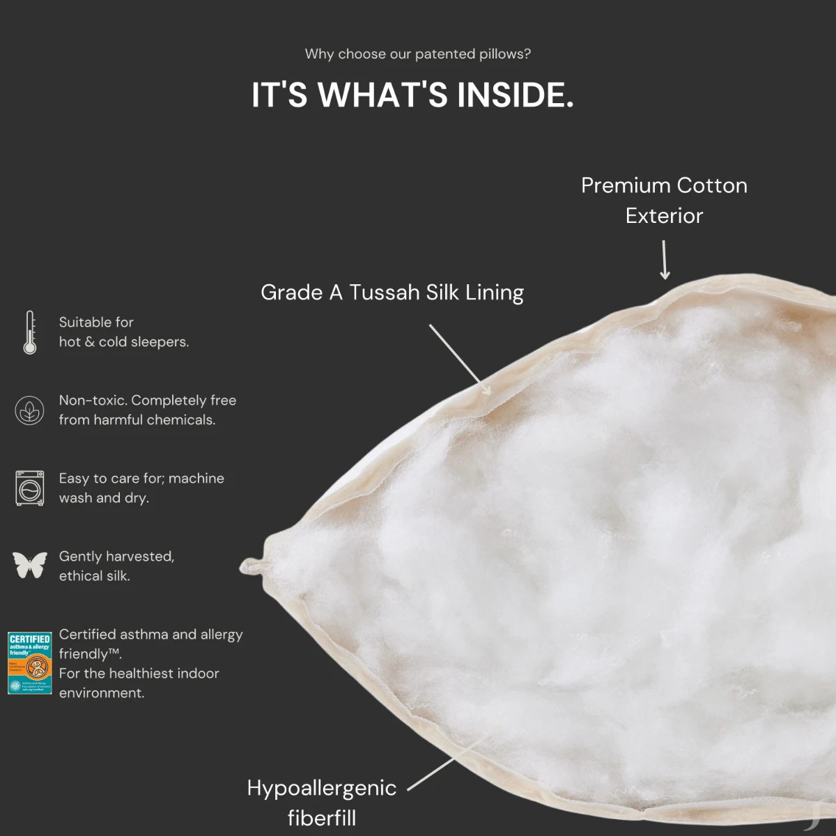 SmartSilk Silk Lined Travel Pillow – Set Of Two 2 SmartSilk Silk Lined Travel Pillow – Set Of Two - Image 2